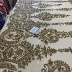 Crystal Border Fabric, Fabrics, Asoebi