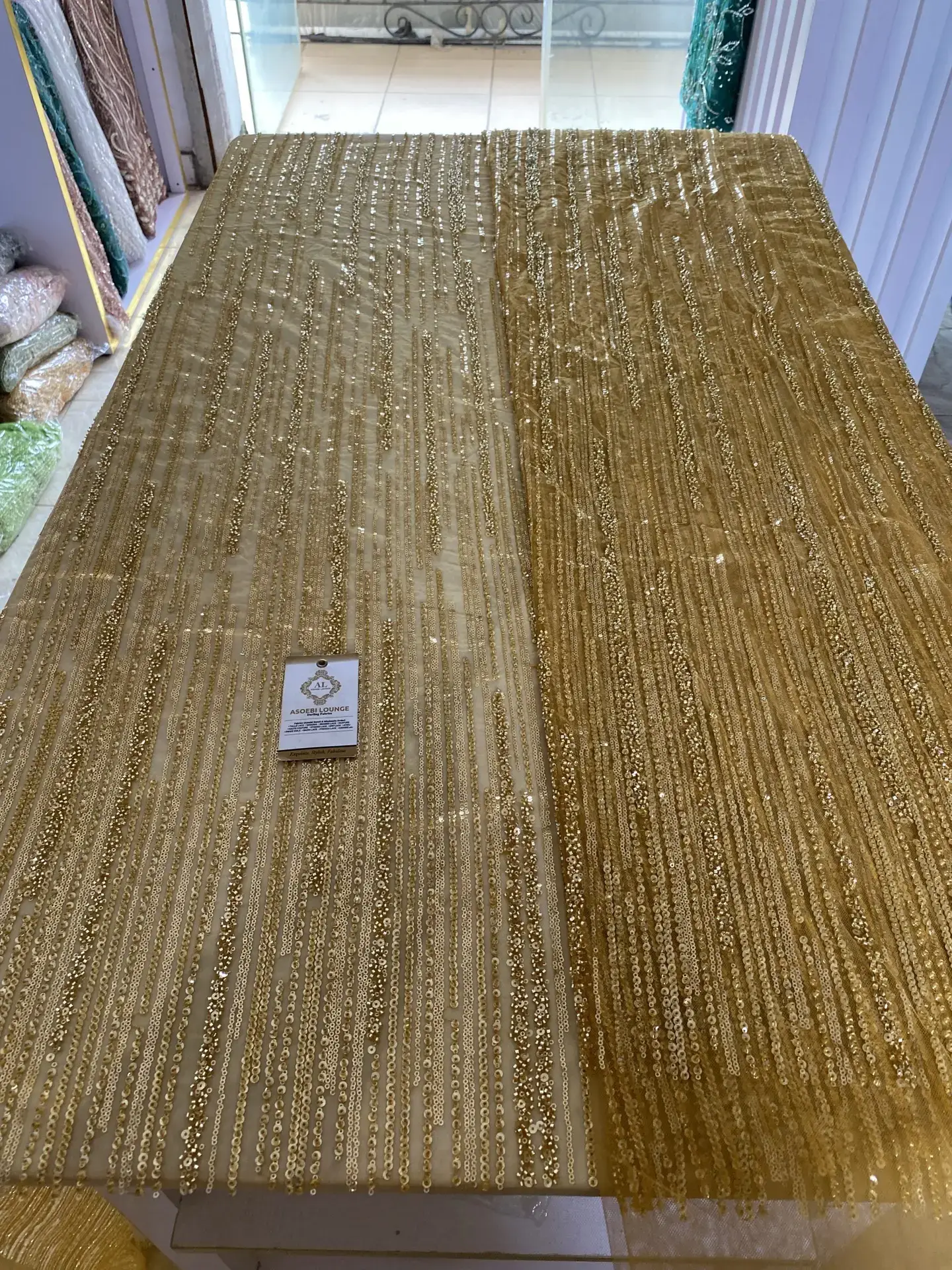 Beaded Fabric, Asoebi, Bridal Fabrics