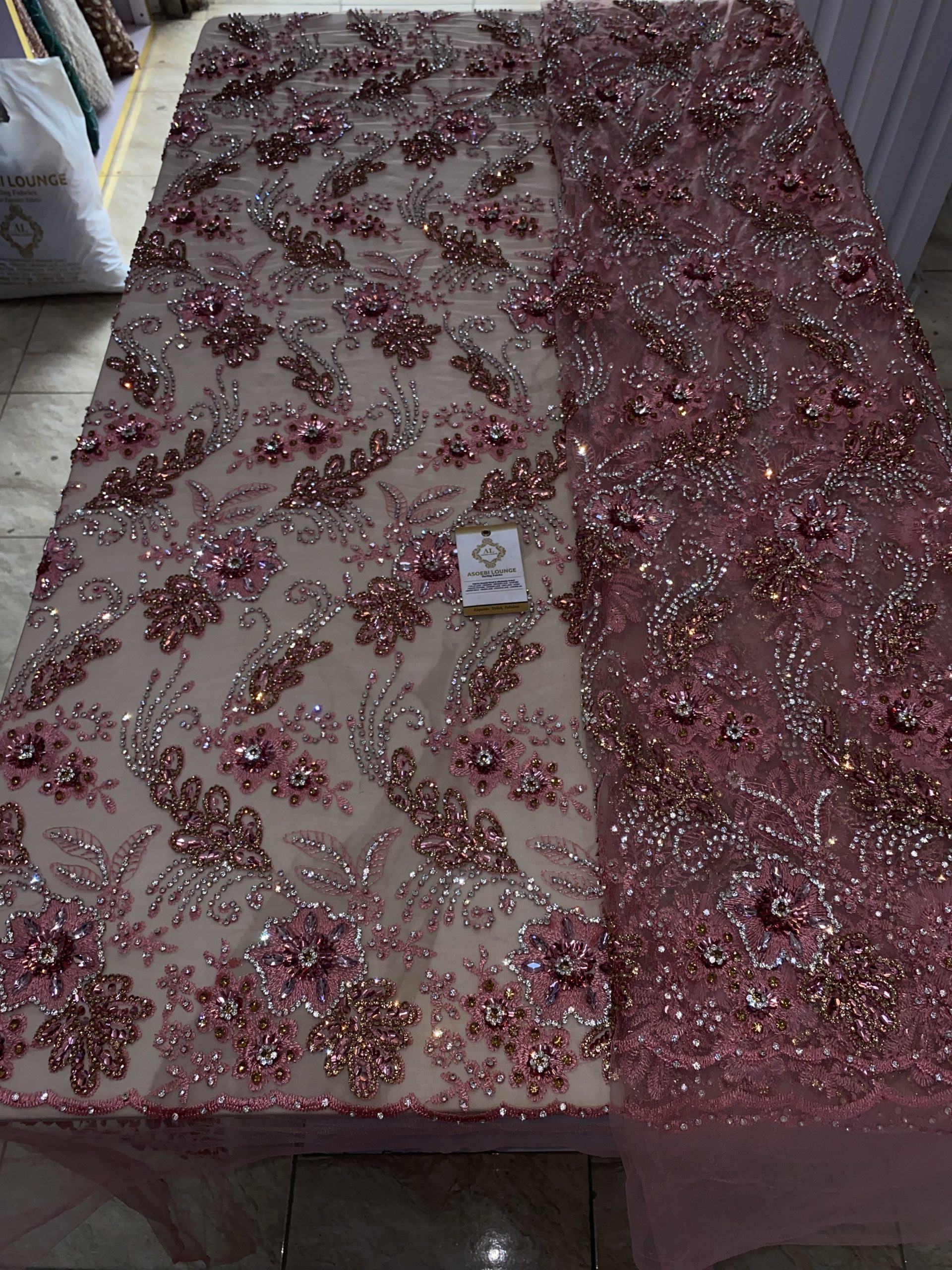 Mariam Luxury Designer Fabric – Darlings Fabrics | Asoebi Lounge