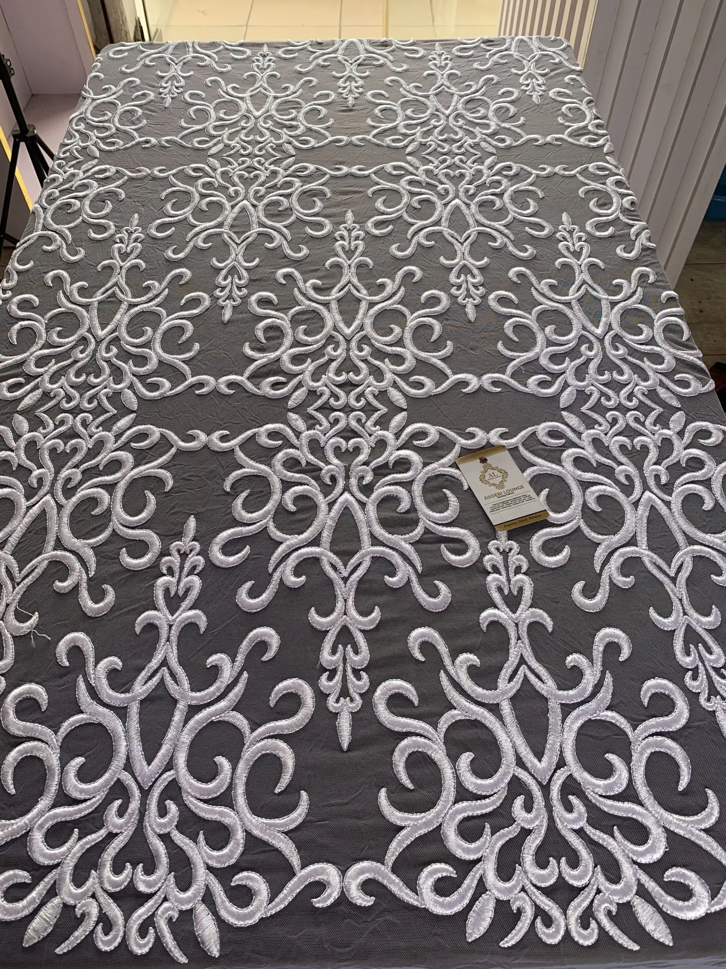 Crown Beaded Fabric - Image 2