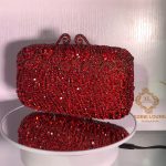 Luxuria Sparkle Crystal Clutch Purse