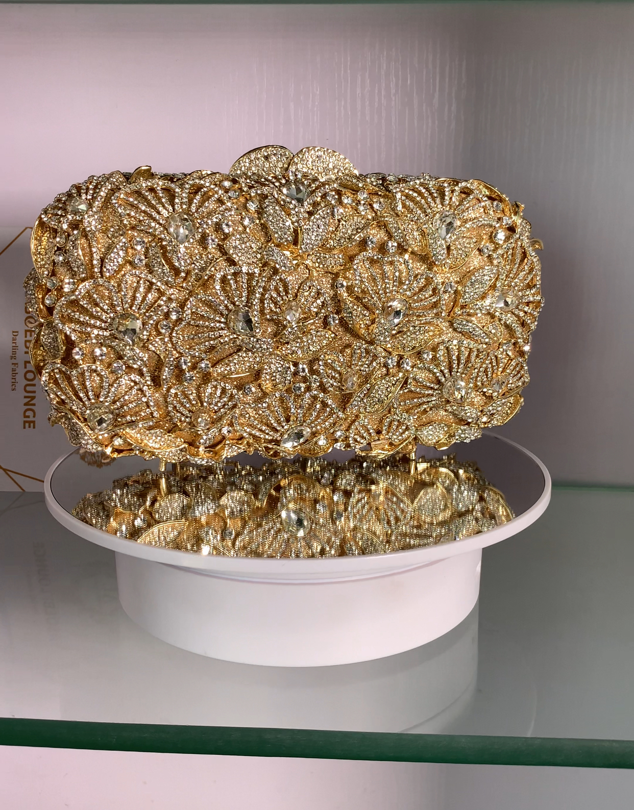 crystal clutch purse