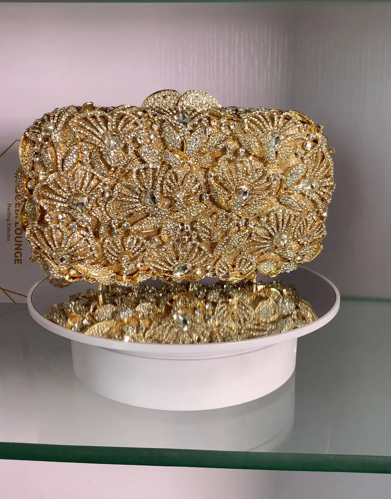 crystal clutch purse