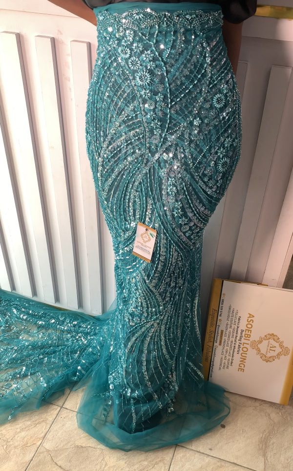 AsoEbi Splendor Beaded Fabric 2