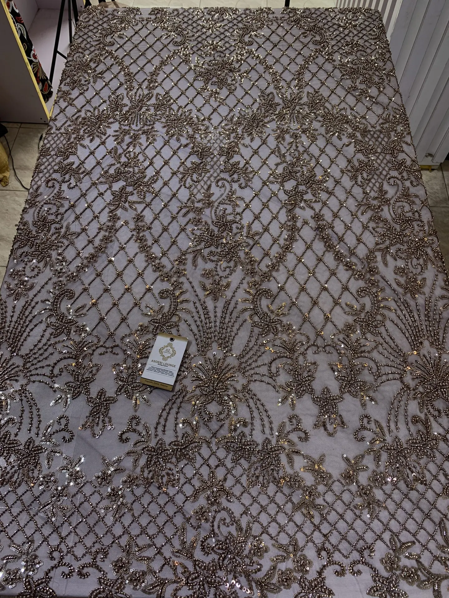 AsoNoble Beaded Fabric - Image 2