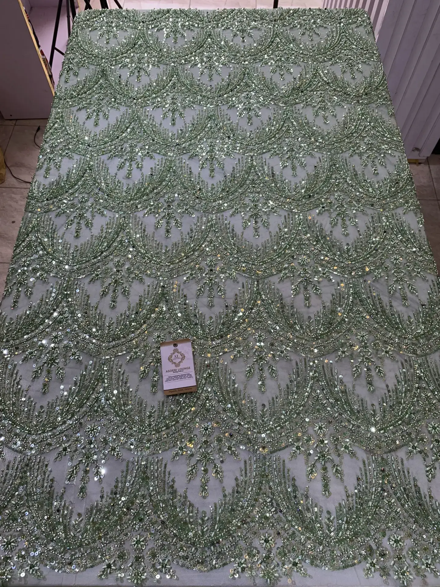 AsoPearls Beaded Fabric - Image 2