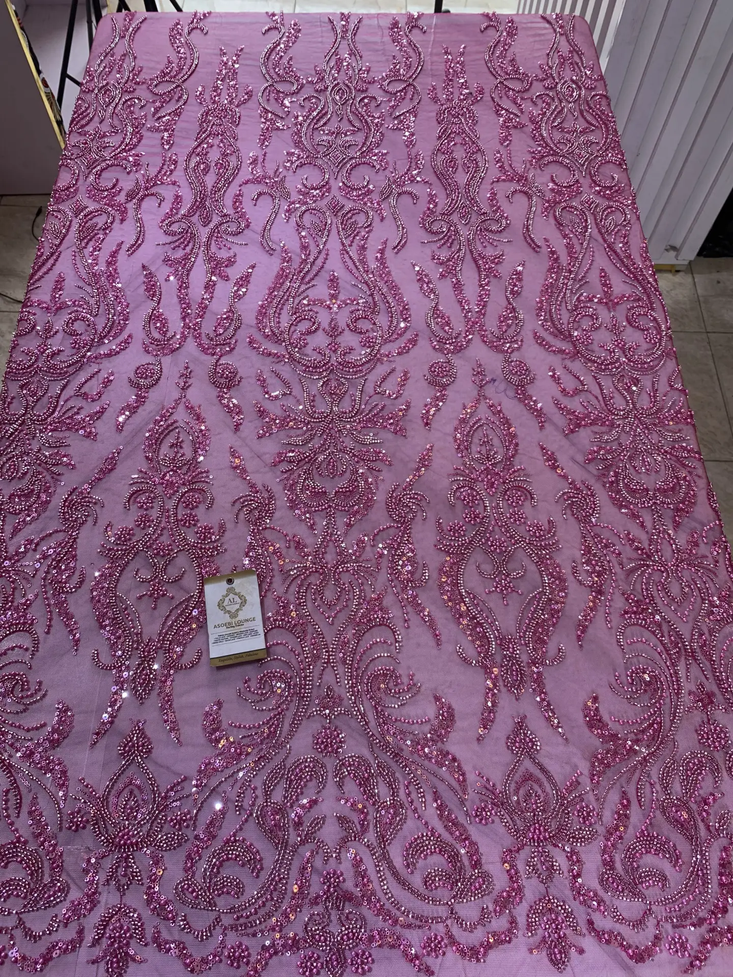 Dre Beaded Fabric - Image 2