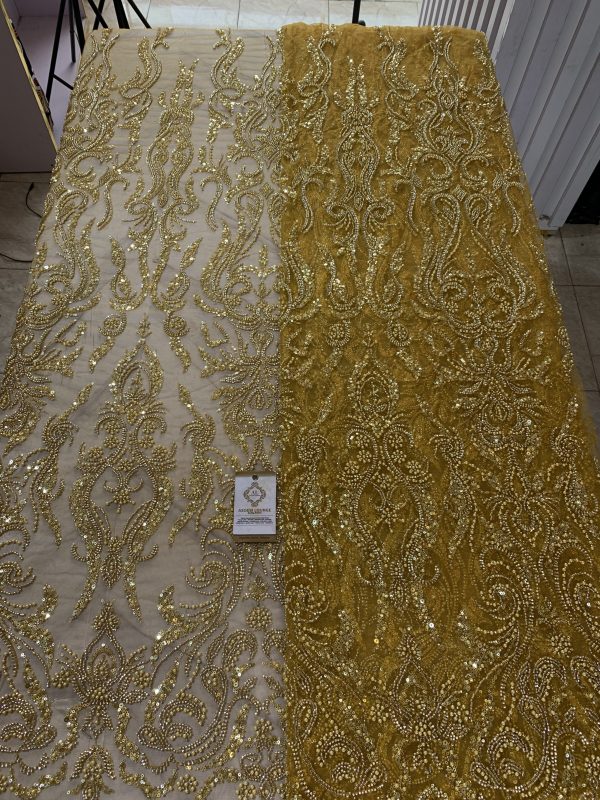 Endless Love Beaded Fabric