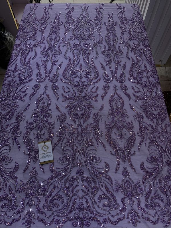 Forever Gleam Beaded Fabric - Image 2