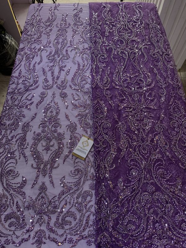 Forever Gleam Beaded Fabric
