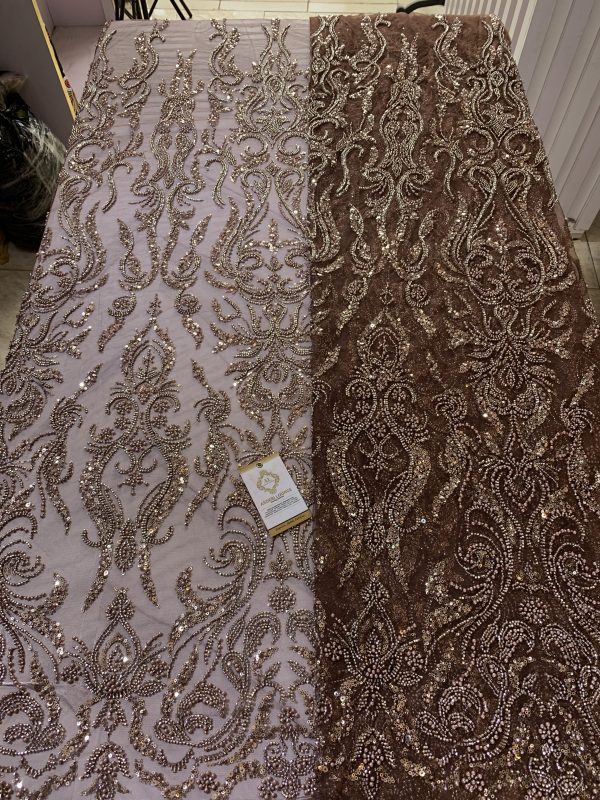 Royal Union Beaded Fabric