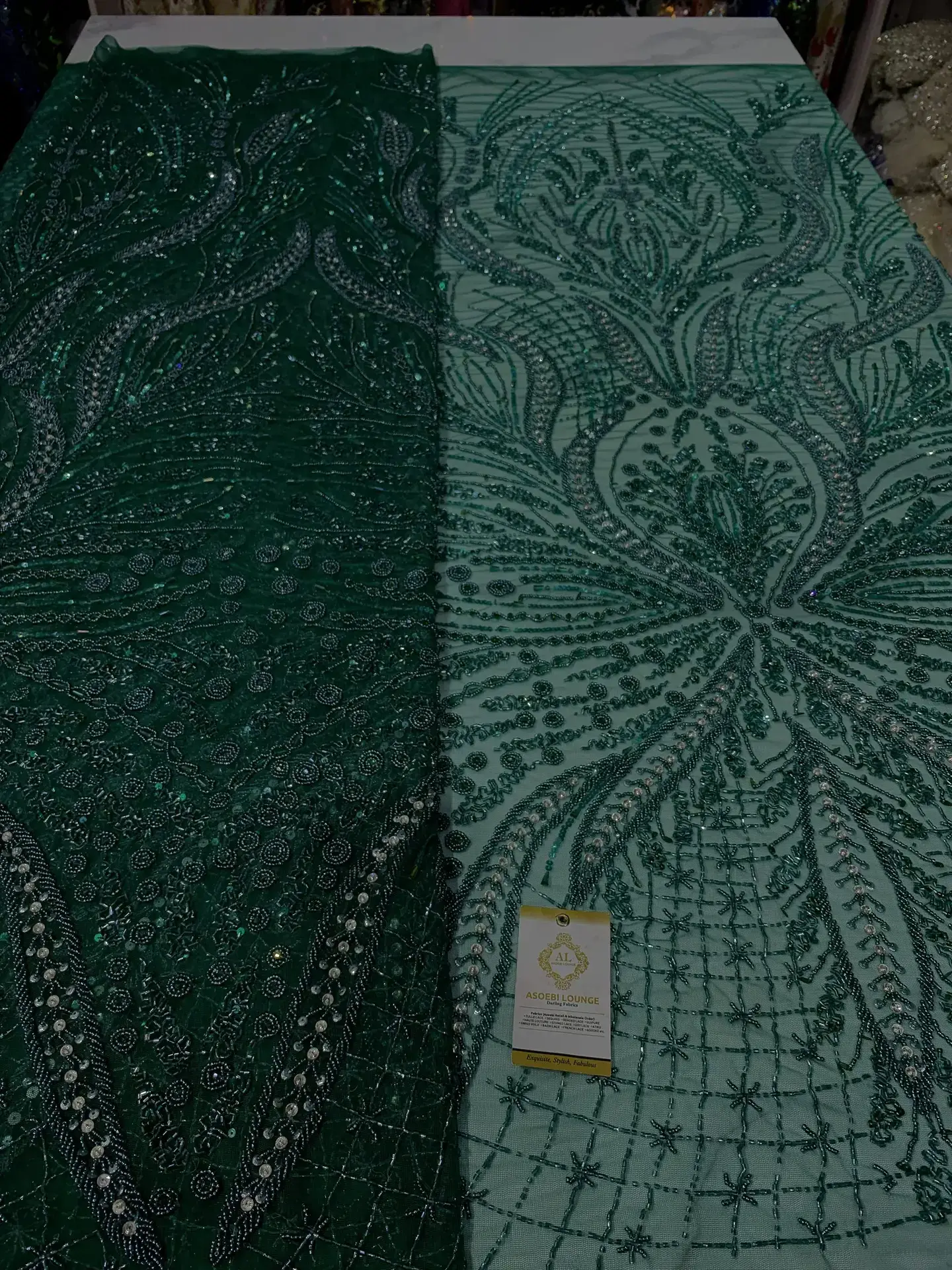 AsoAmara Crystal Fabrics