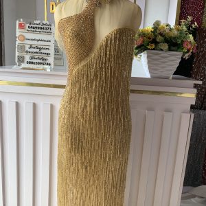 Ivory Panel Dress Fabric