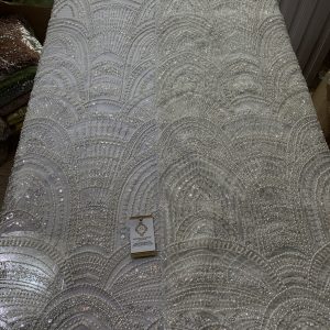 AdaFola Bride Beaded Fabric