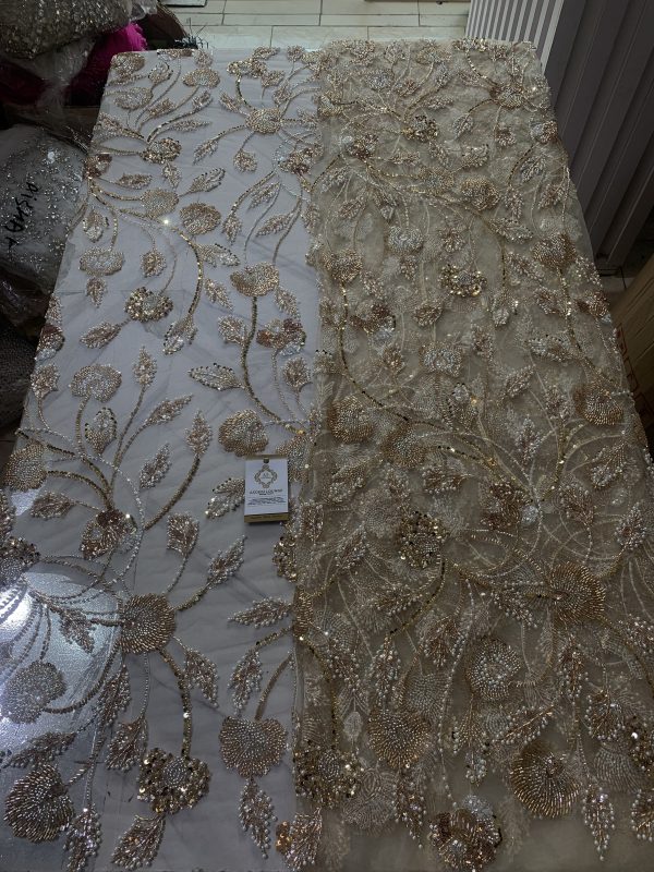 IfeZara  Beaded Fabric