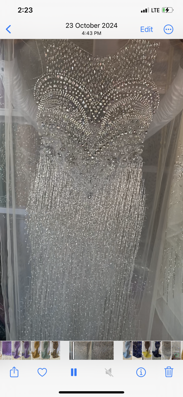 Makeda Panel Dress Fabric