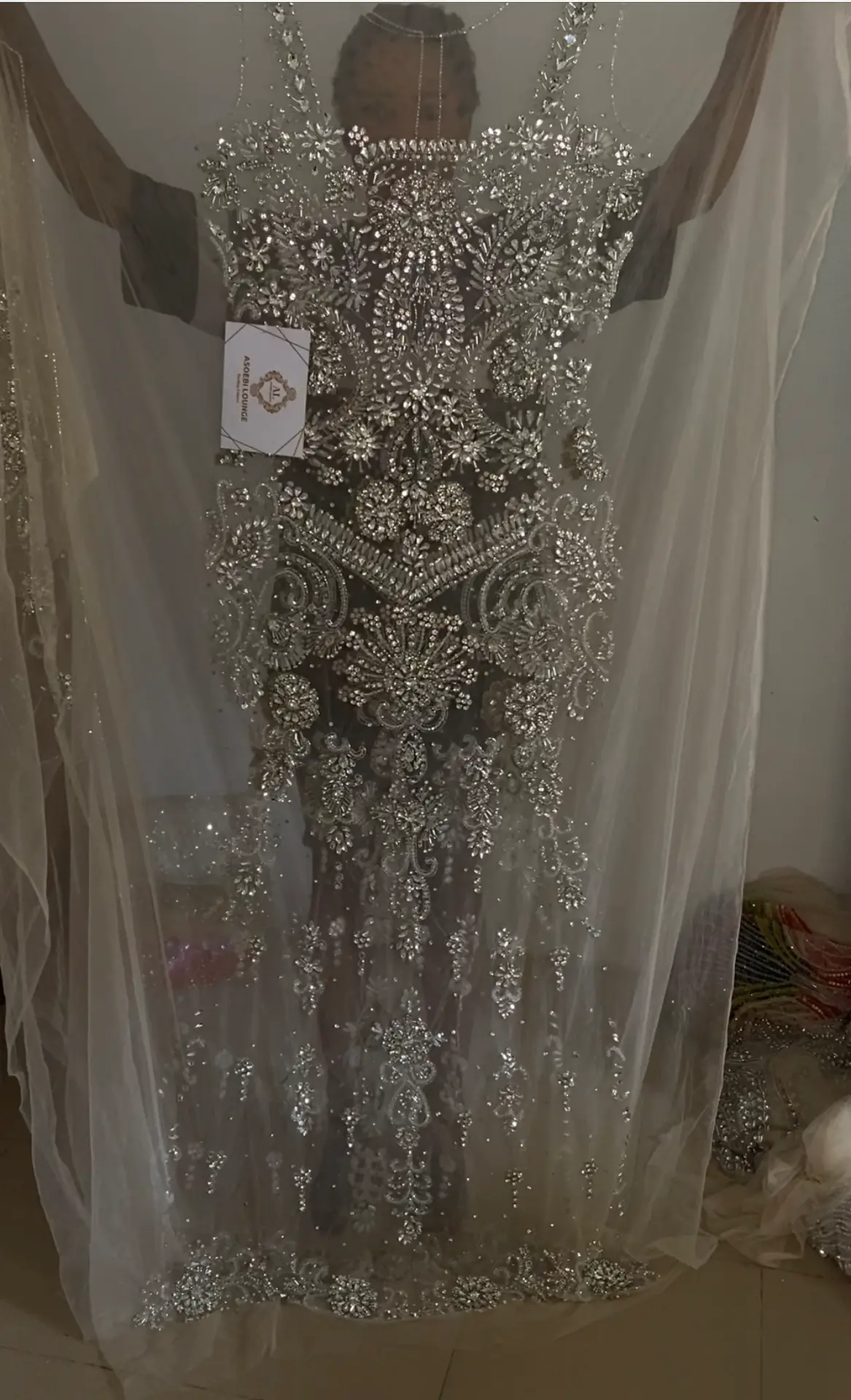 Chiamaka Panel Dress Fabric