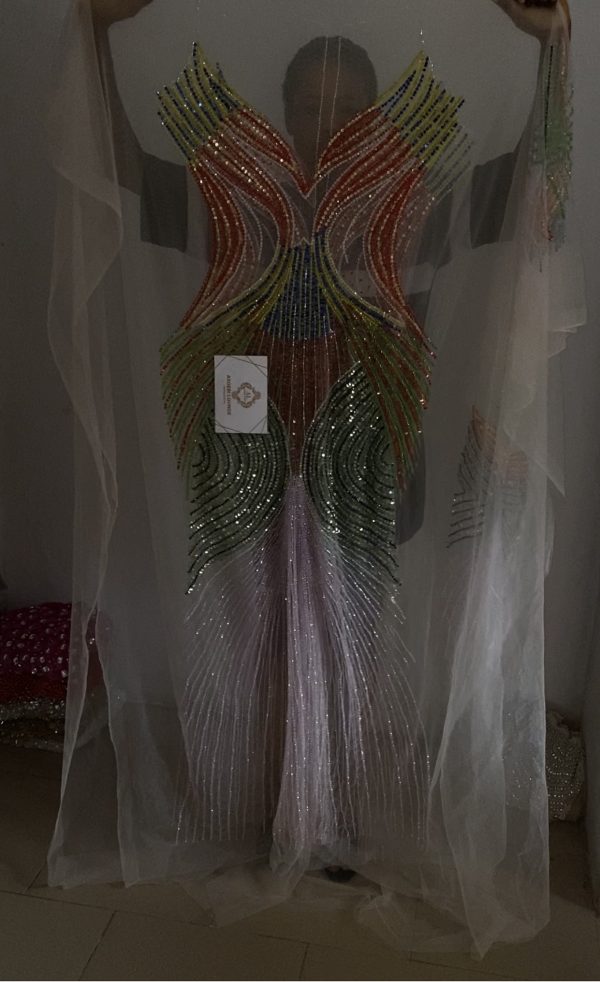 Tiwa Panel Dress Fabric