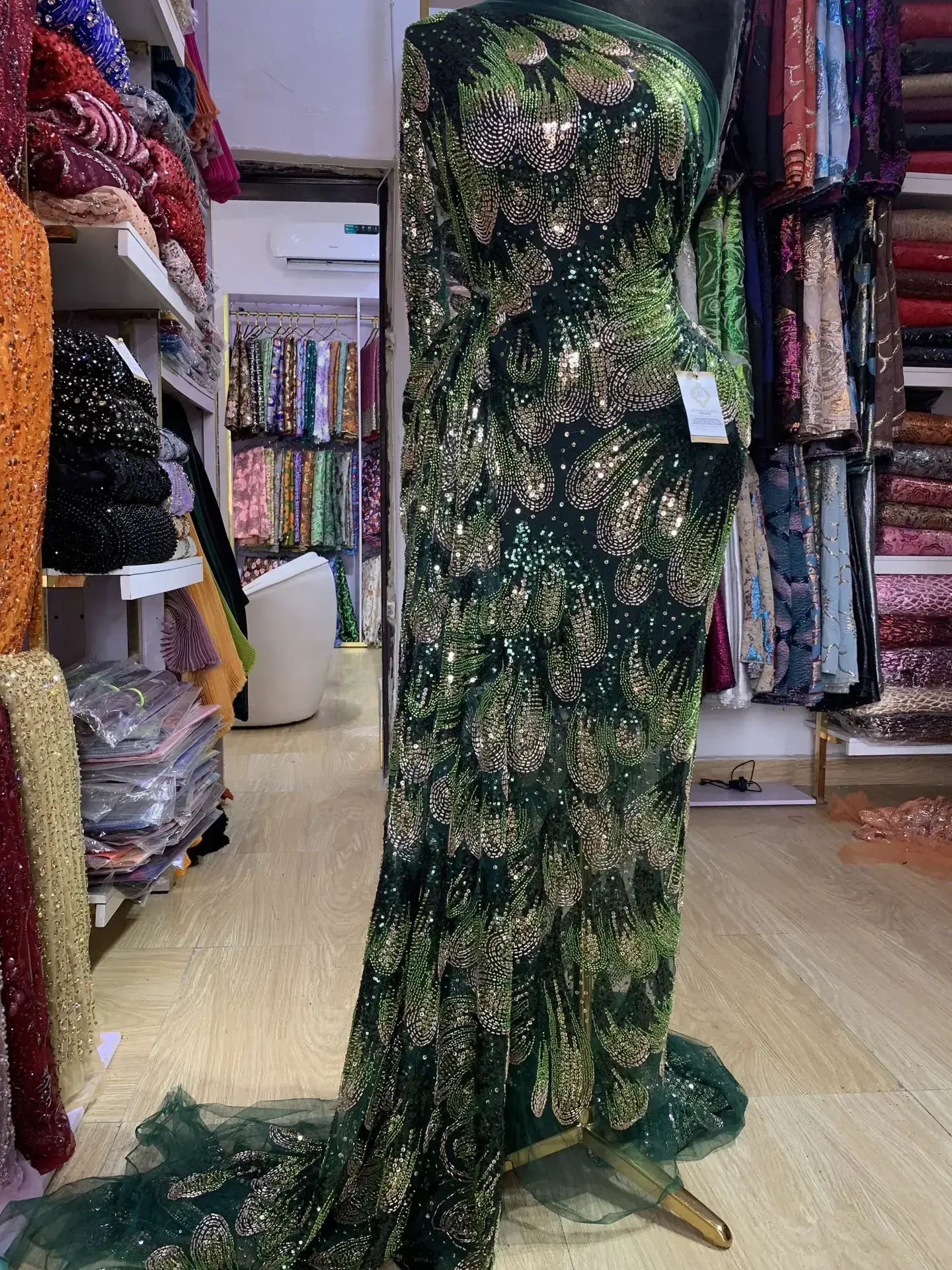 Diana Beaded Fabric - Image 2