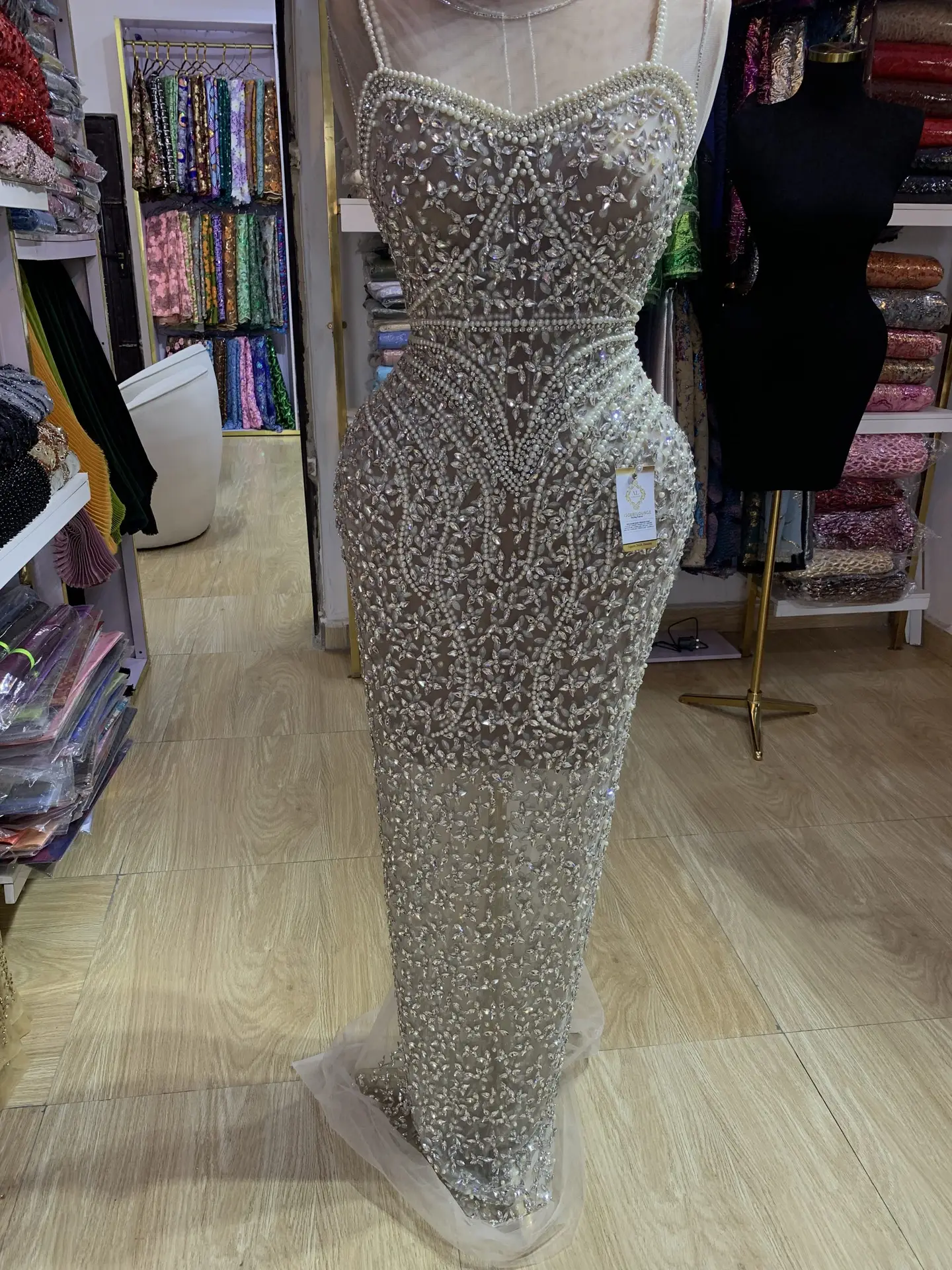 Sara Panel Dress Fabric - Image 2