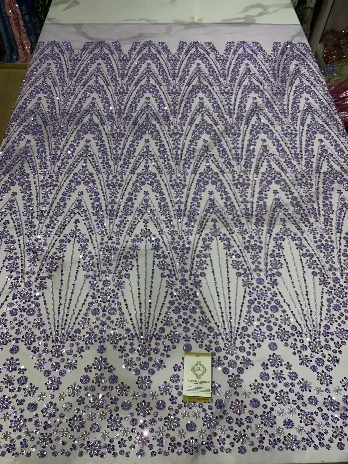 kenny Beaded Fabric - Image 2