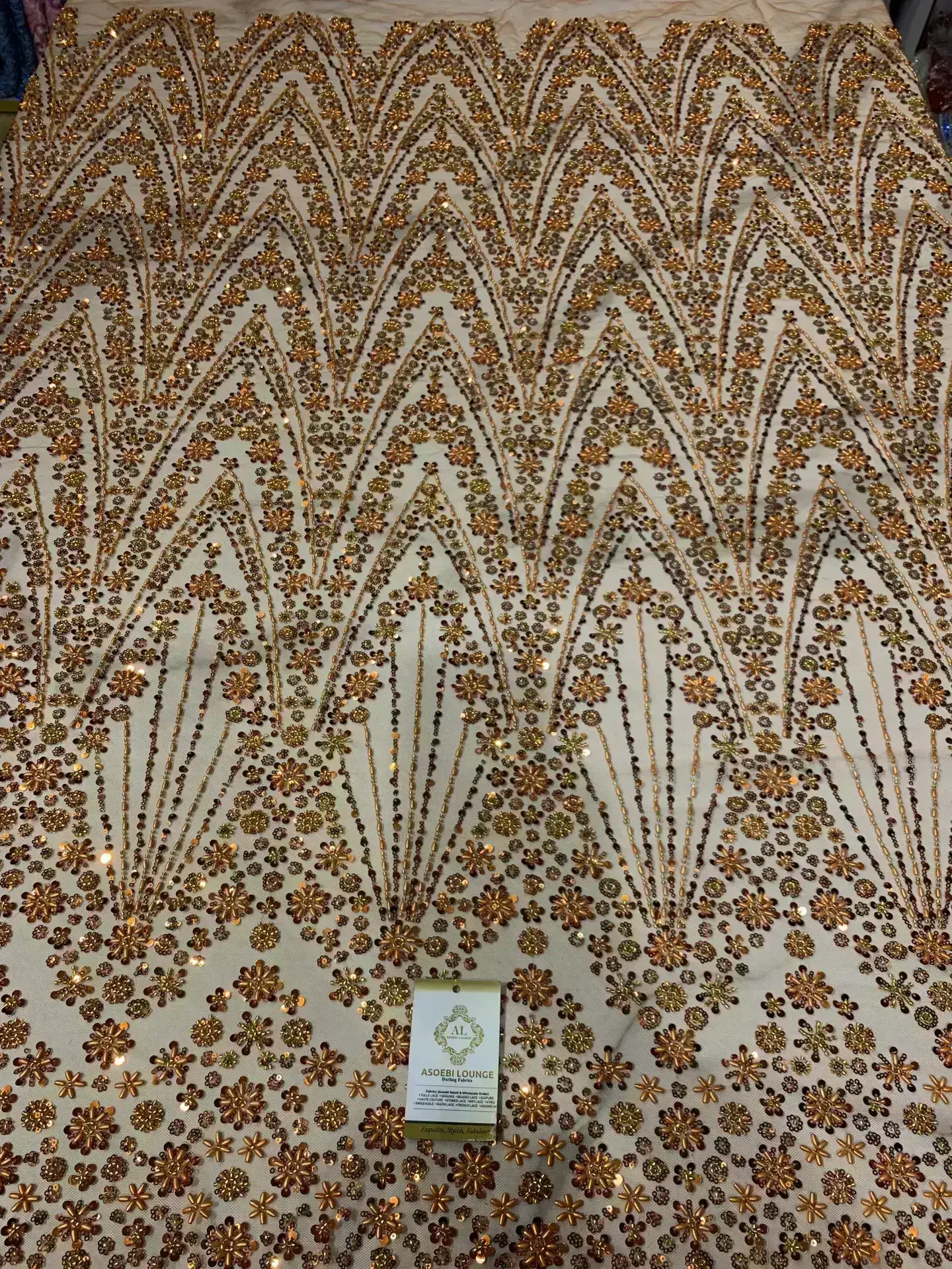 MaryAnne Beaded Fabric - Image 2