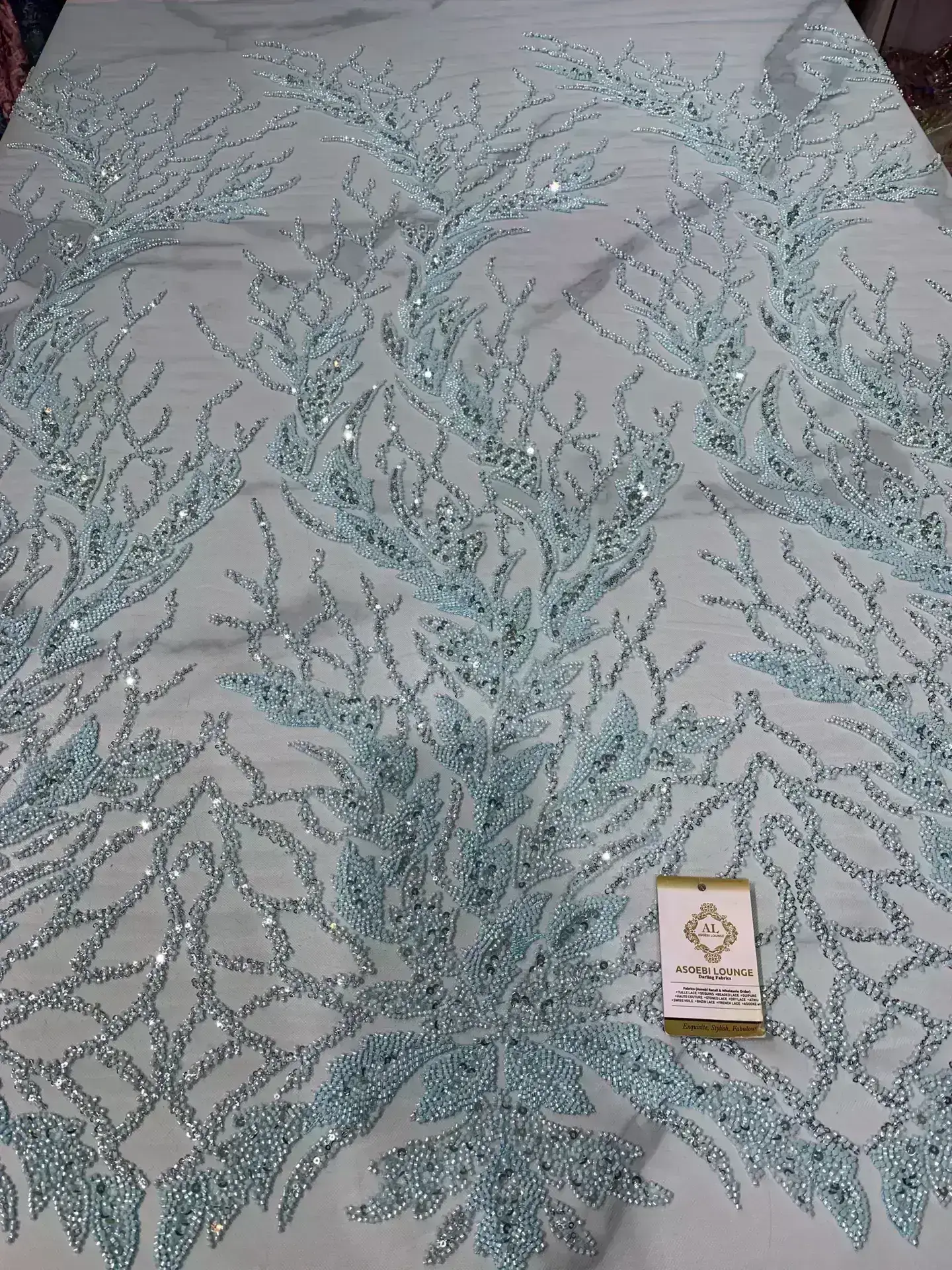 Juliet Beaded Fabric - Image 2