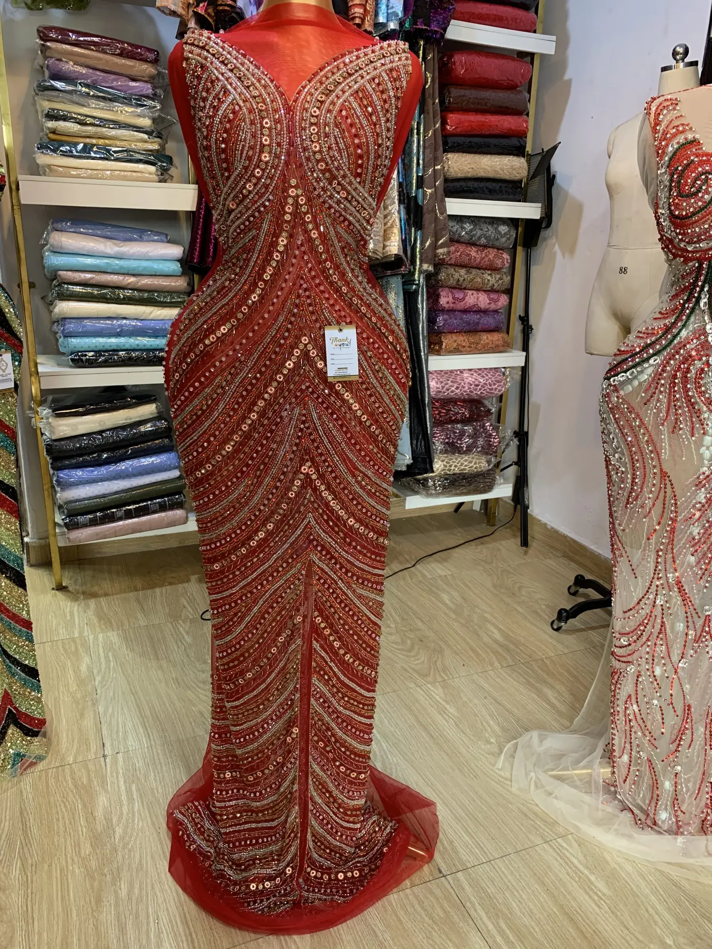 Hanna Panel Dress Fabric - Image 2