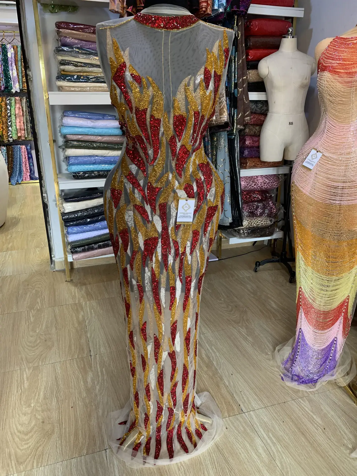 Rozanne Panel Dress Fabric - Image 2